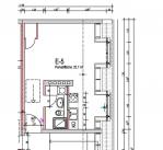 1 Zimmer Wohnung im Dachgeschoss - 33 qm rechts