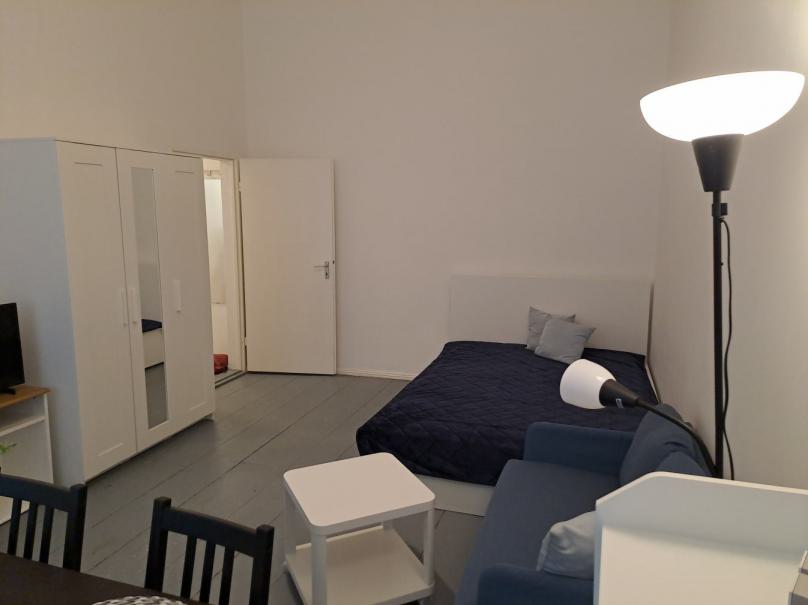 1 Zimmer-Wohnung möbliert im Szenekiez Bergmannstr.