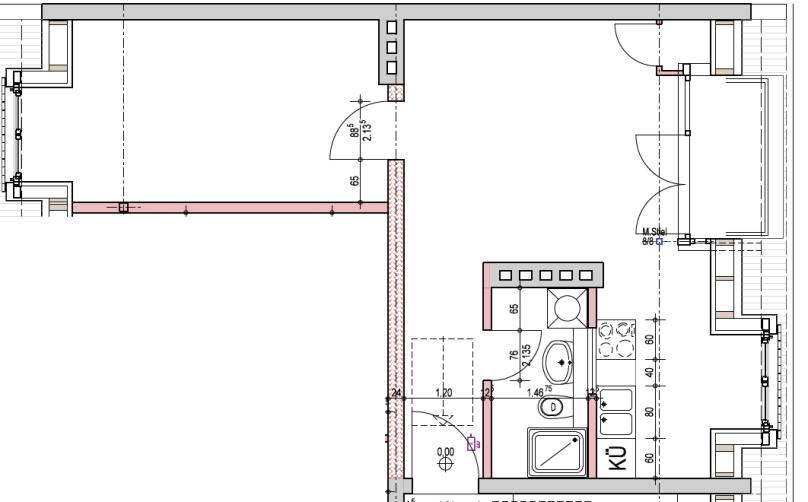 2 rooms office with roof terrace - 47 qm right